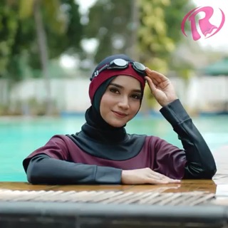 ROCELLA SWIMWEAR MARINA BAJU  RENANG  PREMIUM BAJU  RENANG  