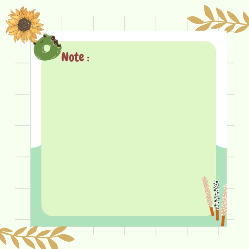 

Note kecil " Grean white