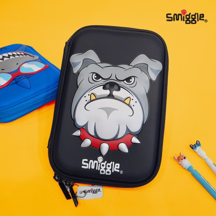 

[GRATIS ONGKIR] SMGL HARDTOP PENCIL CASE BULLDOG SHARK TEMPAT KOTAK PENSIL ANAK IMPORT - Shark TERJAMIN