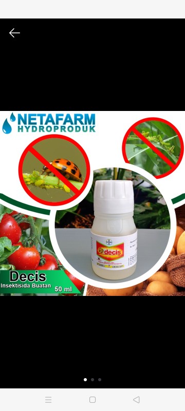 Decis 25ec Insektisida / Pembasmi Hama, Ulat, Belalang - 50ml