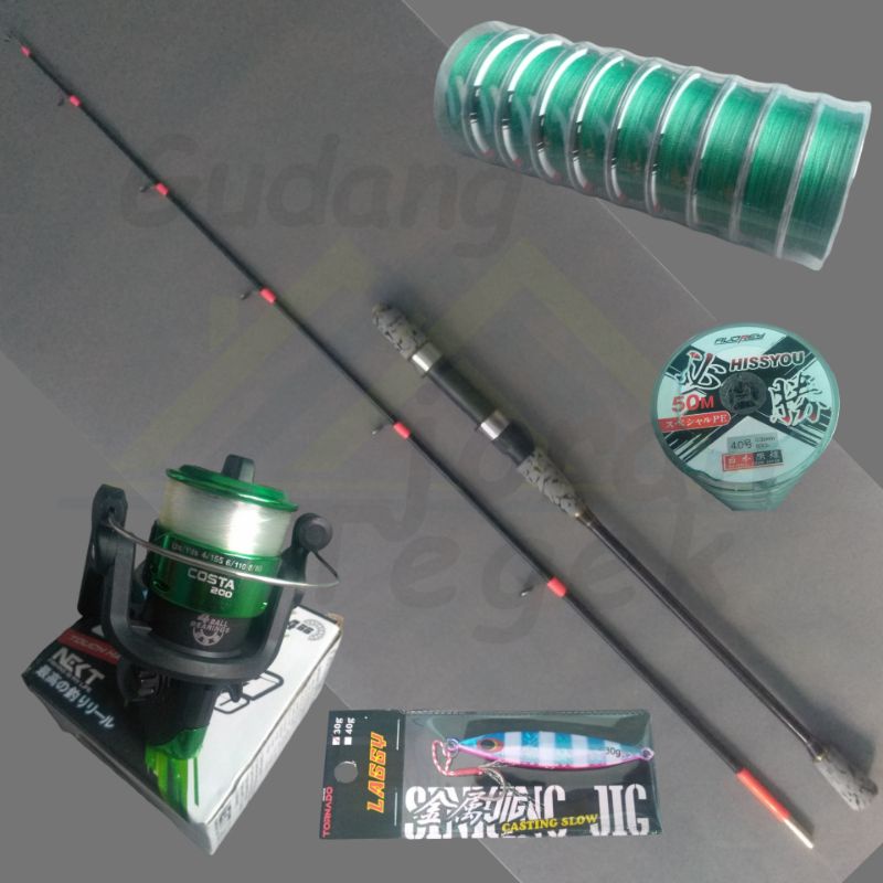 JORAN JIGGING SATU SETT TINGGAL PAKAI AJIRO PEGASUS