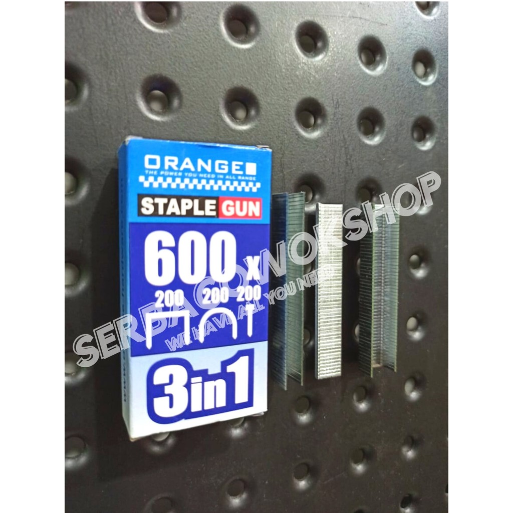 Orange Refill Isi Staples 3 in 1 Ukuran Varian - Isi Ulang Stapler Termurah Berkualitas