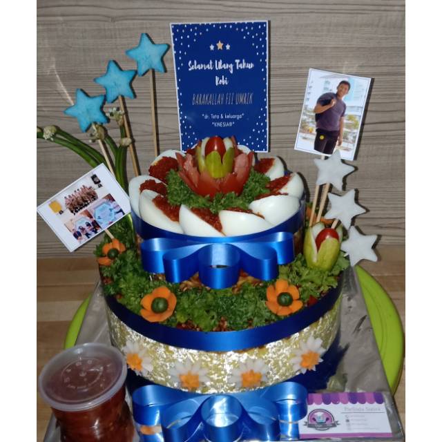 

Cake Nasi 10 porsi