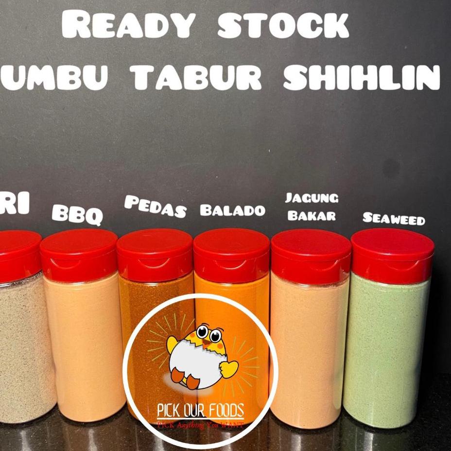

Import Terlaris Bubuk Tabur Pedas / Seaweed / Salt & Papper / Balado / BBQ / Jagung Bakar/ Keju / Go