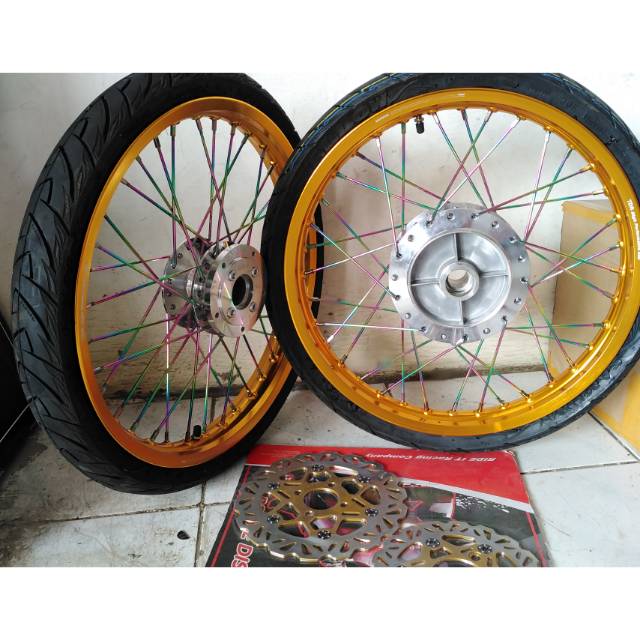 sepaket Velg Ninja r Ninja rr Jupiter mx Mx King Vixion  ring 17 velg TDR  sepaket plus ban bonus ca