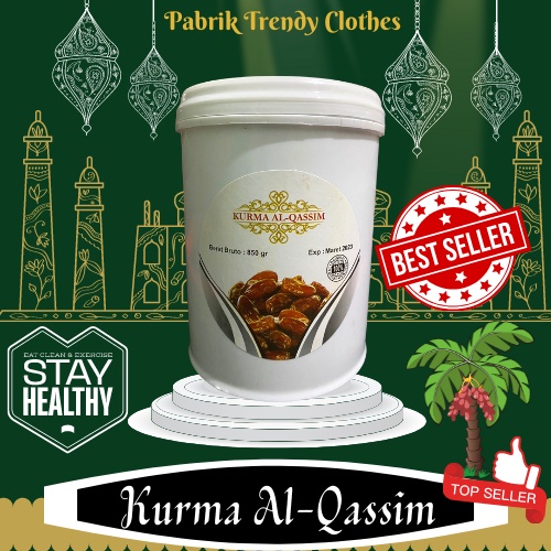 

TERLARIS Kurma Al Qassim Ember 850 Gram Kurma Al Qasim Korma KUALITAS KURMA KHALAS GRADE PREMIUM