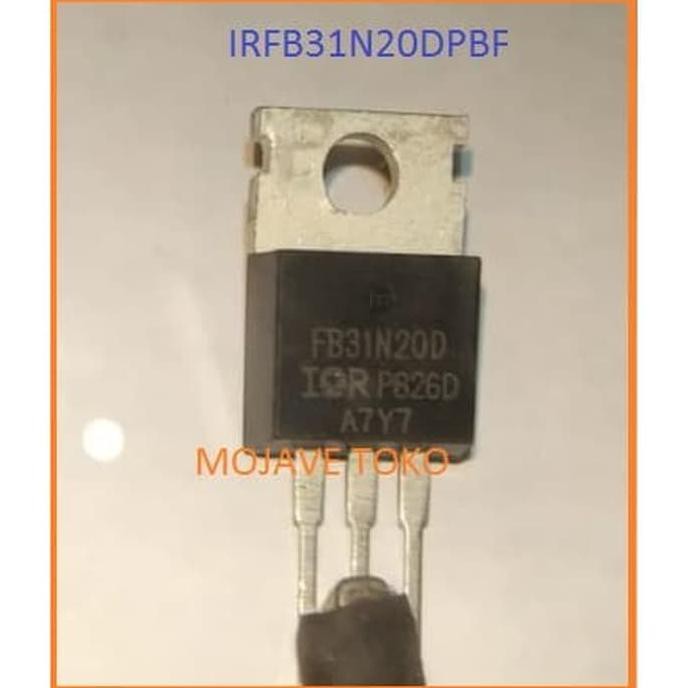 Irfb31N20D Mosfet N-Ch 200V 31A To-220Ab Mojav22 Berkualitas