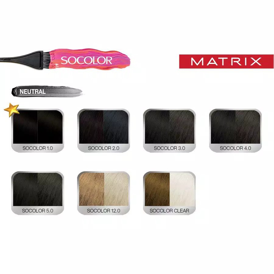 Matrix Socolor Hair Color 90ml (6.68 - 12.5)