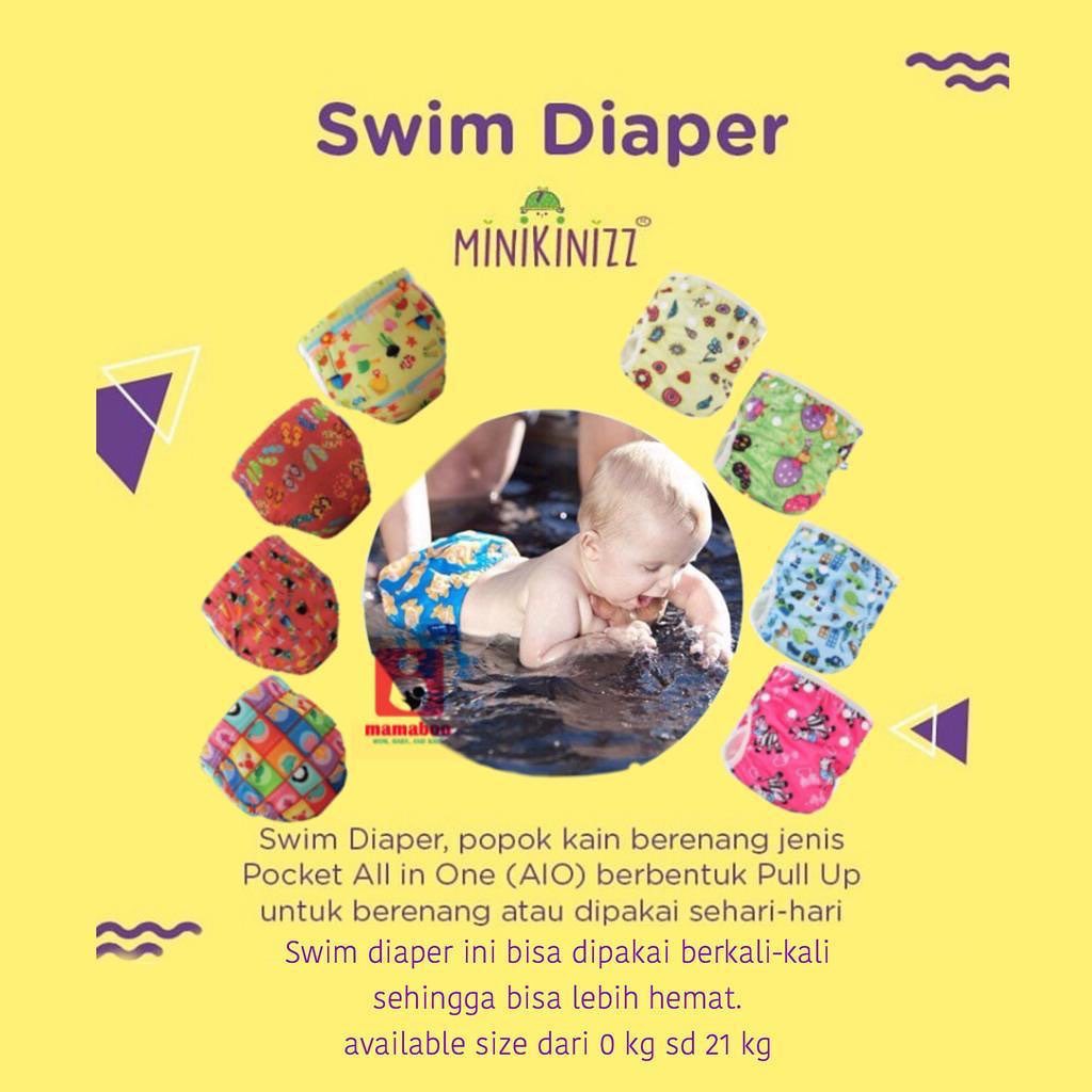 Minikiniz - Swim Diaper/Popok Kain Renang