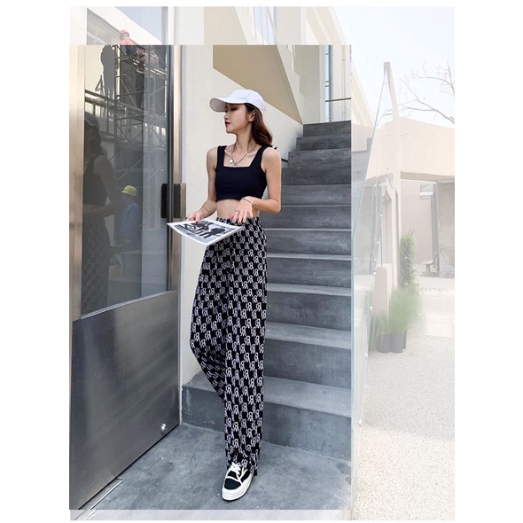 [IMPORT] Cullote Pants Loose Straight Tube - Celana Wanita Import - Korean style Kulot Pants F2