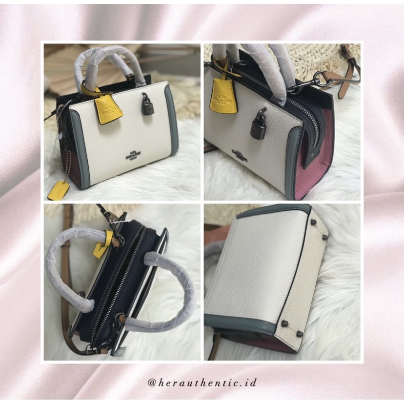 Coach Micro Zoe Crossbody In Colorblock