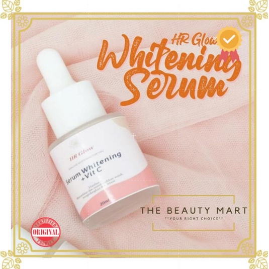 [BPOM] HR Glow Serum whitening + Vit C 20ml / serum wajah / pemutih
wajah glowing