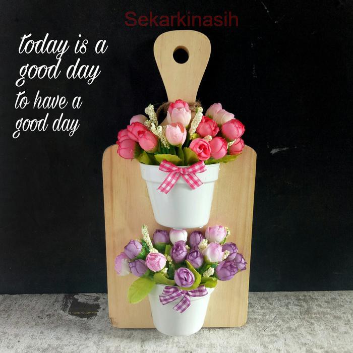 bunga talenan bunga plastik palsu hias dekorasi dinding rumah