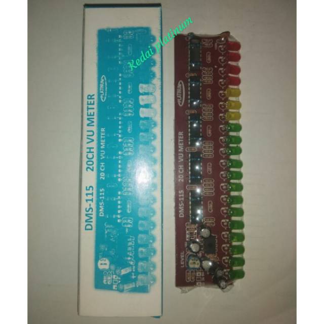 LED VU METER SPECTRUM ANALYZER 20 LED DMS-115
