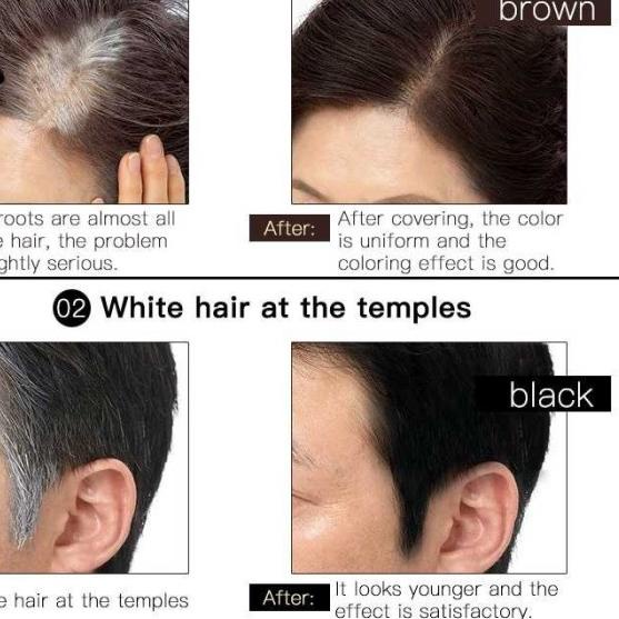 ➯ Lipstik Uban Penghitam Cat Semir Rambut Bright Hair Pen Model Lipstik ❈