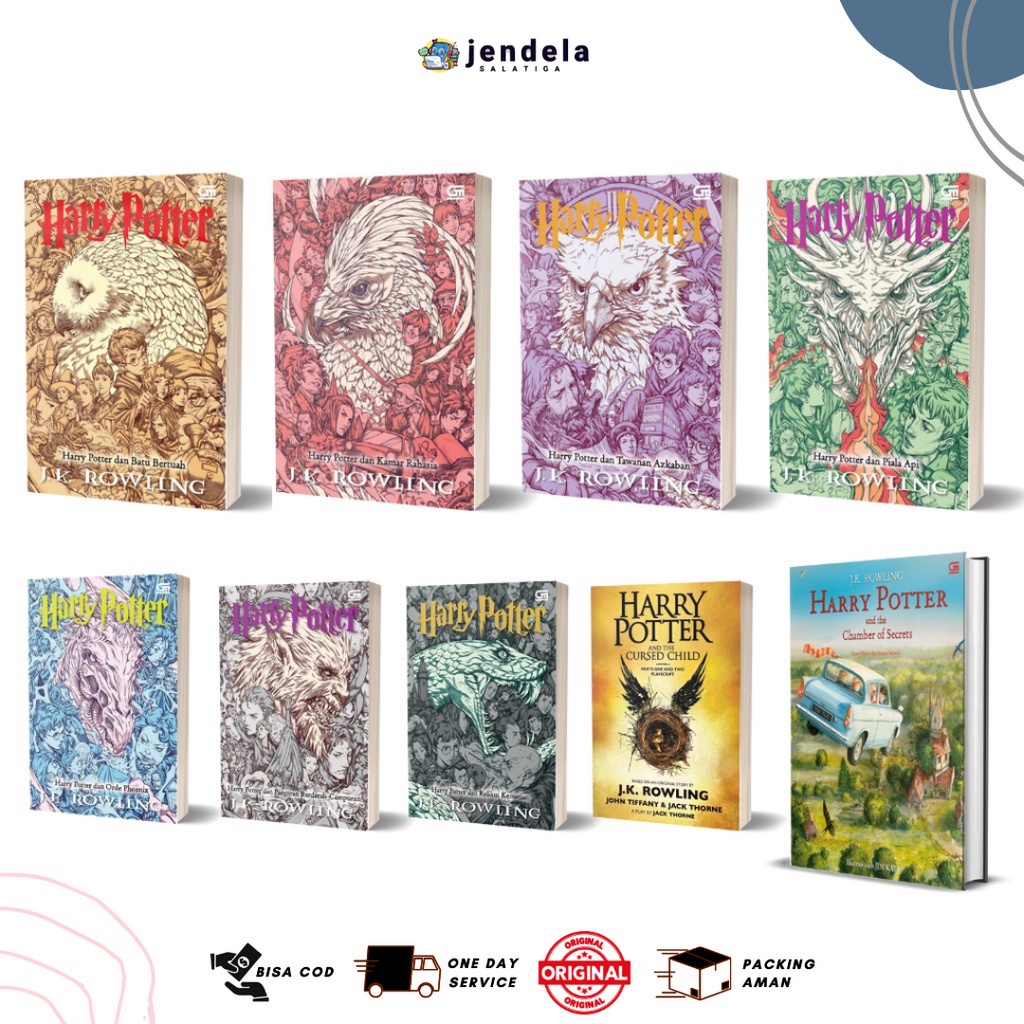 Novel Harry Potter Bahasa Indonesia - Novel Harry Potter JK Rowling