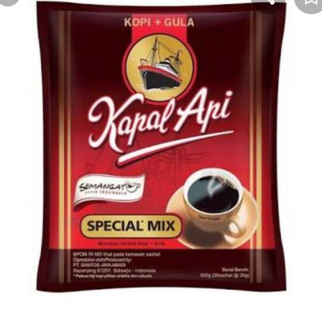 

Kapal Api Special Mix Kopi (20 sachet x 25 gr)