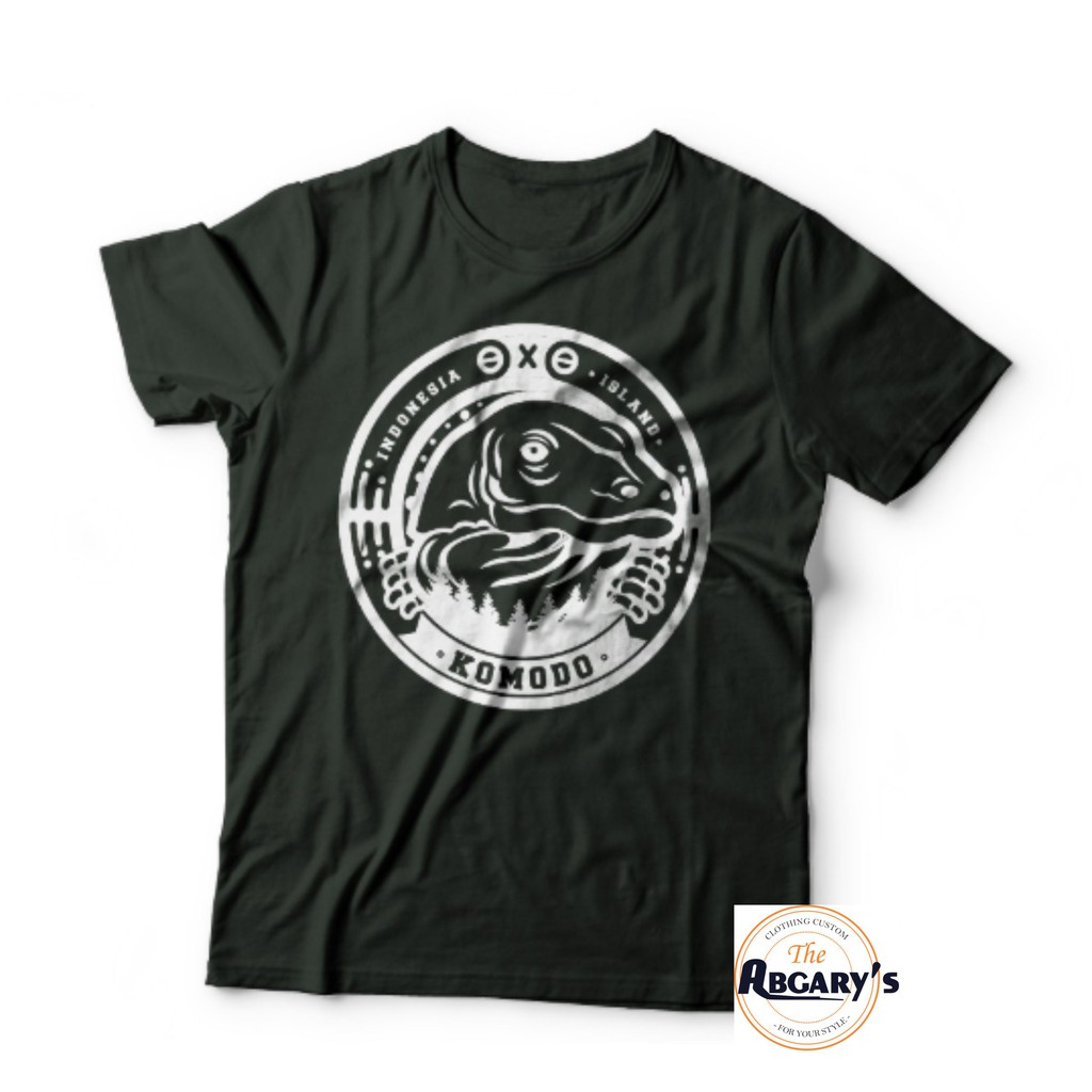 KAOS INDONESIAN ISLAND PULAU KOMODO MERCHANDISE
