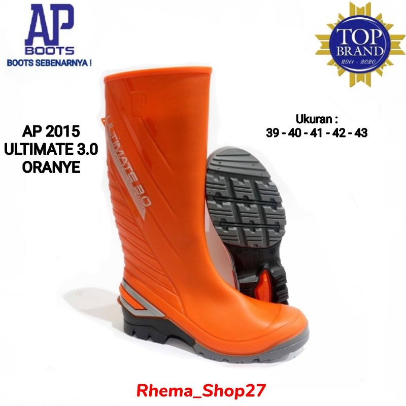 AP BOOTS 2015 ULTIMATE 3.0 ORANGE #TERBARU Sepatu Boots AP Ultimate | Sepatu AP Boots Ultimate