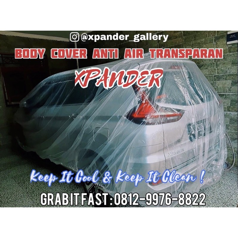 BODY COVER MOBIL ANTI AIR - SARUNG MOBIL ANTI AIR TRANSPARAN