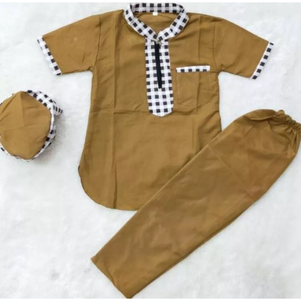 BAJU MUSLIM ANAK KOKO ANAK USIA 1-10 THN