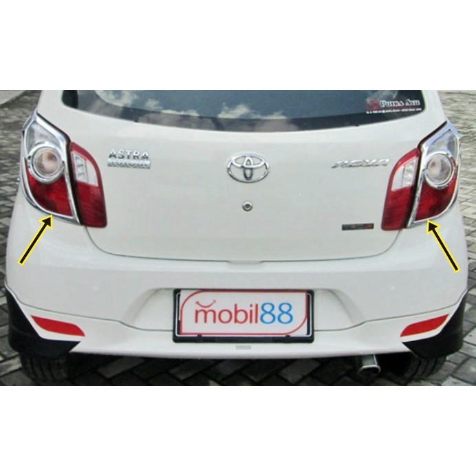 Garnish Lampu Belakang Agya Ayla Model Sporty