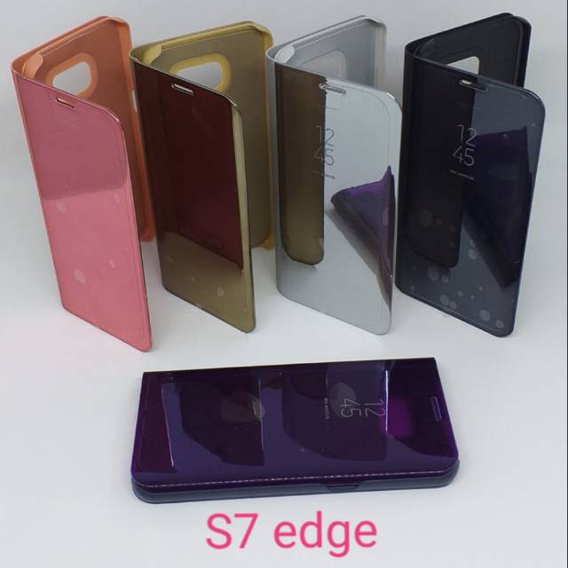 Clear View Samsung S7 Edge Flip Cover Samsung S7 Edge Standing Cover