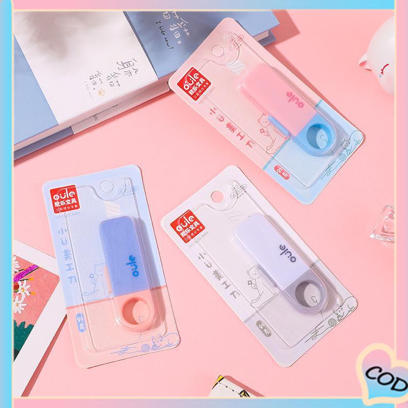 

COD❤️ Pemotong Utilitas Kreatif Alat Tulis Lucu Pisau Mini Portabel Sederhana yang Dapat Ditarik-A.one