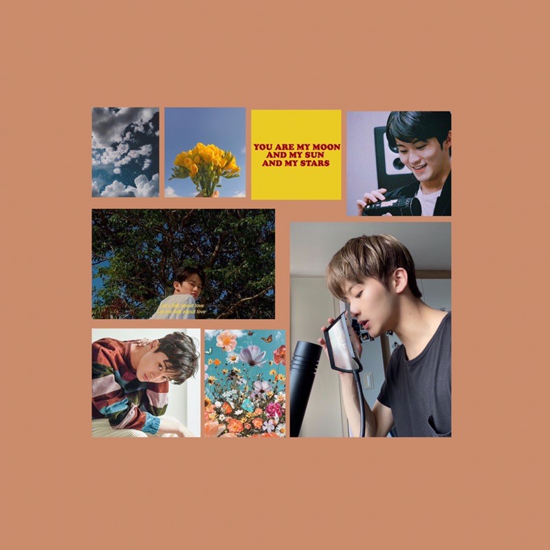 Moodboard Mark Edition NCT DREAM NCT 127 - POSTER AESTHETIC MURAH KPOP