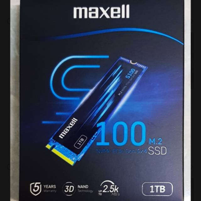 SSD MAXELL NVME 1TB M2 1TB M.2 PCI EKSPRESS PCIe Gen 3x4
