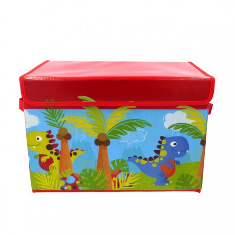 Kotak Mainan Storage Box Lipat Toy Kotak Serbaguna Mainan Organizer Souvenir Anak Ulang Tahun Dino