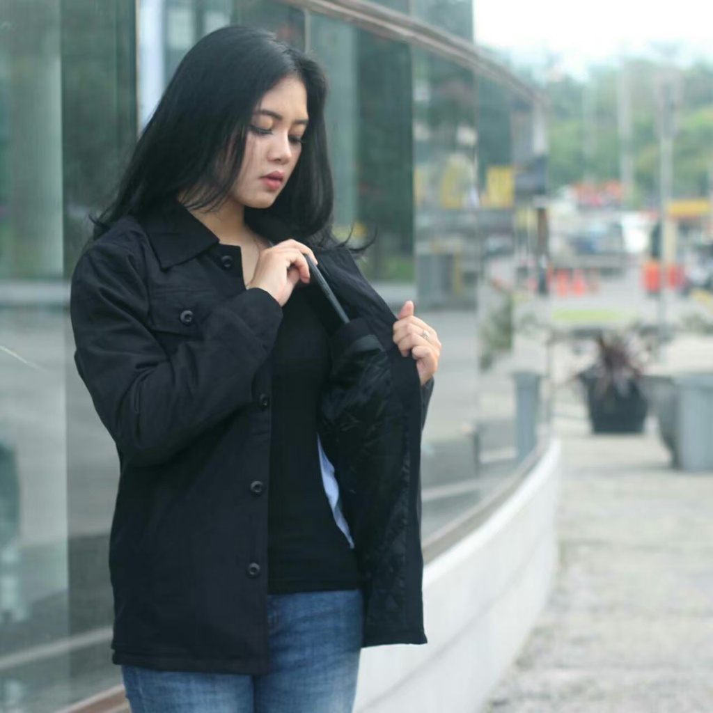 Jaket Semi Parka Original Indigo