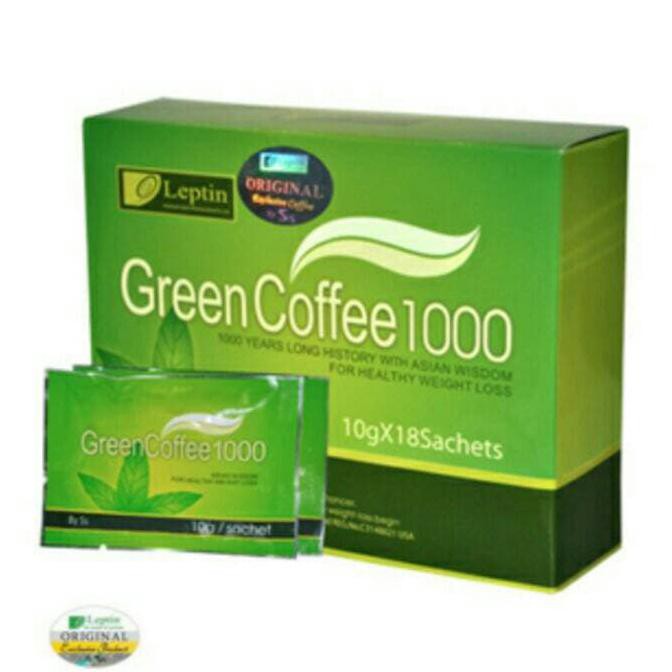 Super Leptin Green Coffe/Coffe Green 1000/Coffe Pelangsing/Kopi Hijau Sale