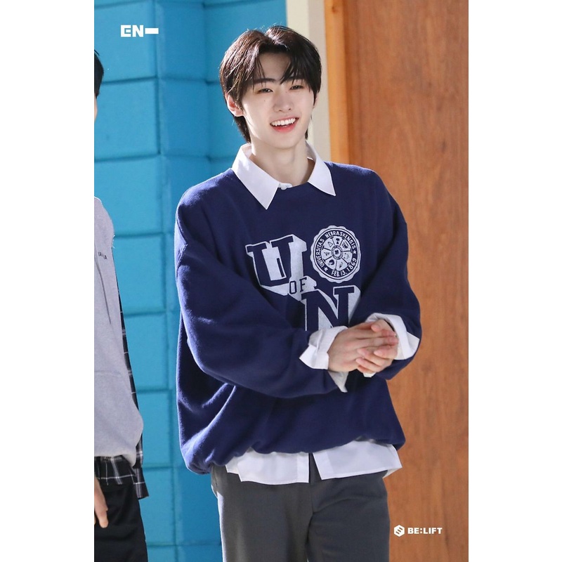 SWEATER UNISEX U OF N /// ATASAN ALA KOREA FLEEE TEBAL PREMIUM KEKINIAN TERBARU''