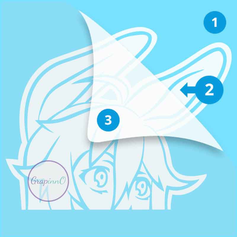 

Decal Sticker Seishun Buta Yarou Bunny Girl Senpai Peeker Stiker