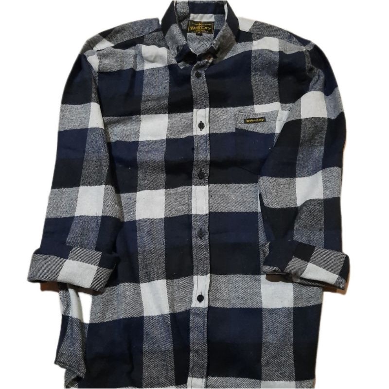 Other kemeja Lengan Panjang Pria Wanita Hijab Ootd Cewek flanel kotak kotak terlaris saat ini Viral tiktok-PREMIUM F0