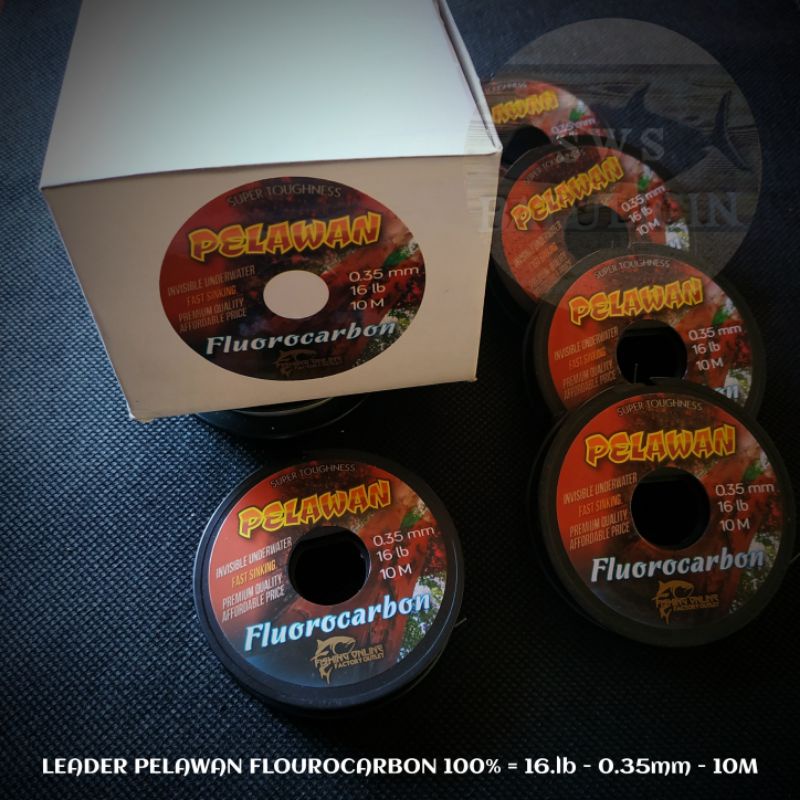 PELAWAN LEADER FLOUROCARBON 16lbs