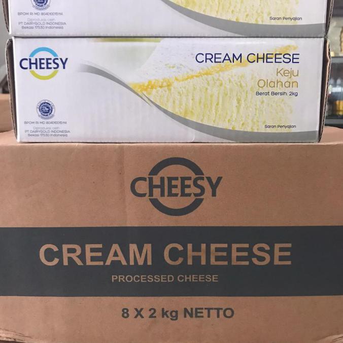 

Cream Cheese Cheesy 2Kg - Gosend/Grab Only Uluyaala