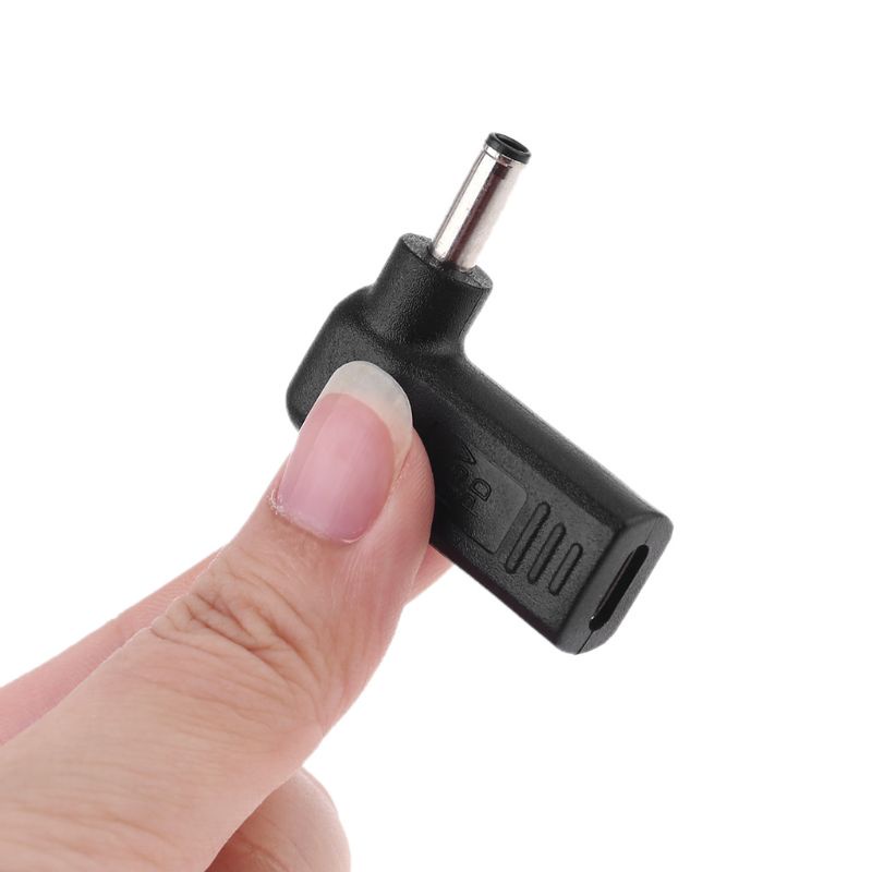 Adaptor Plug btsg Type-C Ke 4.5x3.0mm Male Untuk Laptop Dell XPS12 13 9360 9350