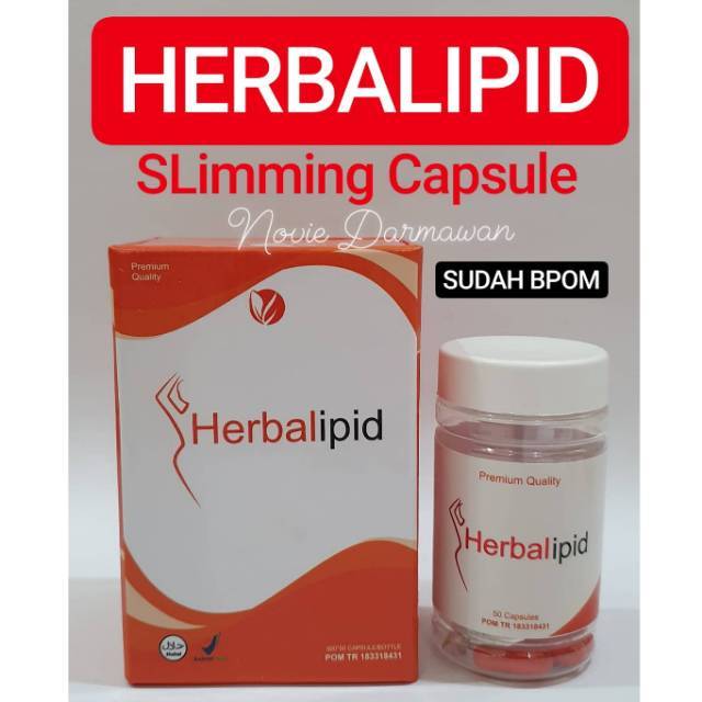 Obat Diet Ampuh Dan Aman Herbalipid Slimming Capsule Shopee Indonesia