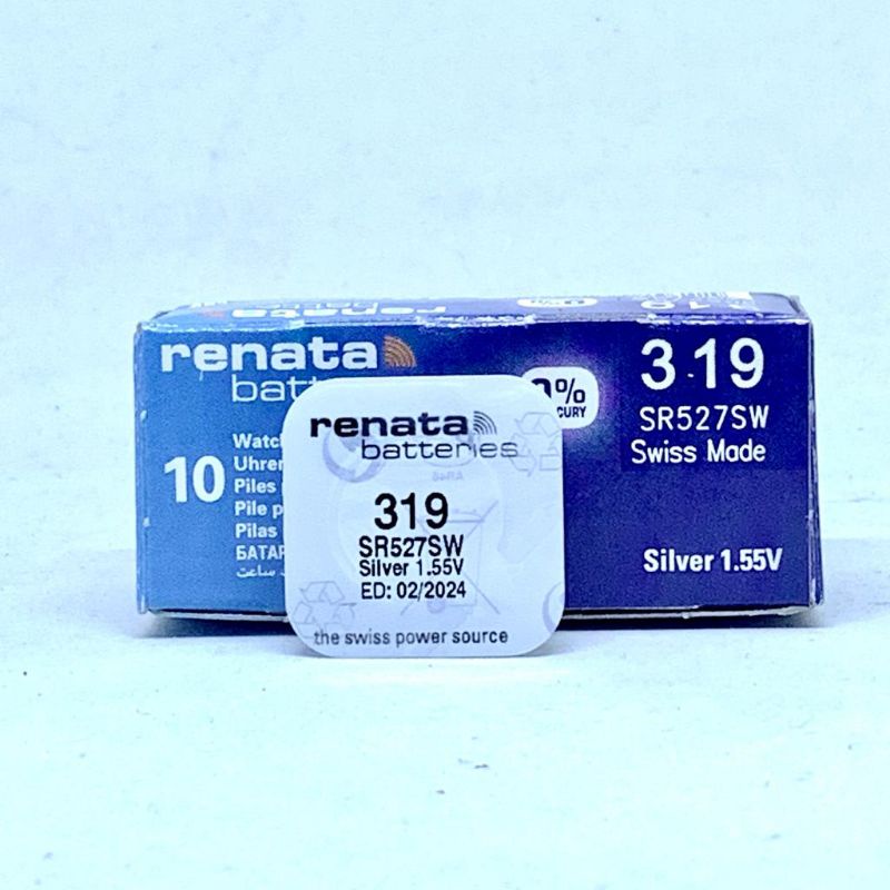 BATERAI RENATA 319 SR527SW ORIGINAL / BATRAI SR527 / BATRE SR 527 SW / SR527W