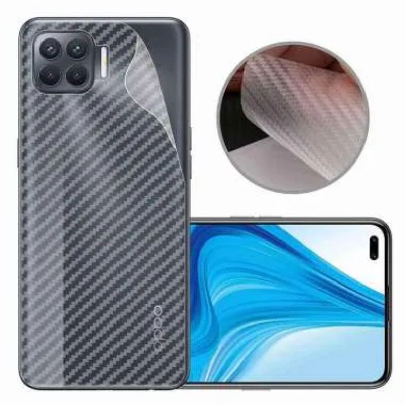 Skin Carbon Oppo Reno 4f Back Skin