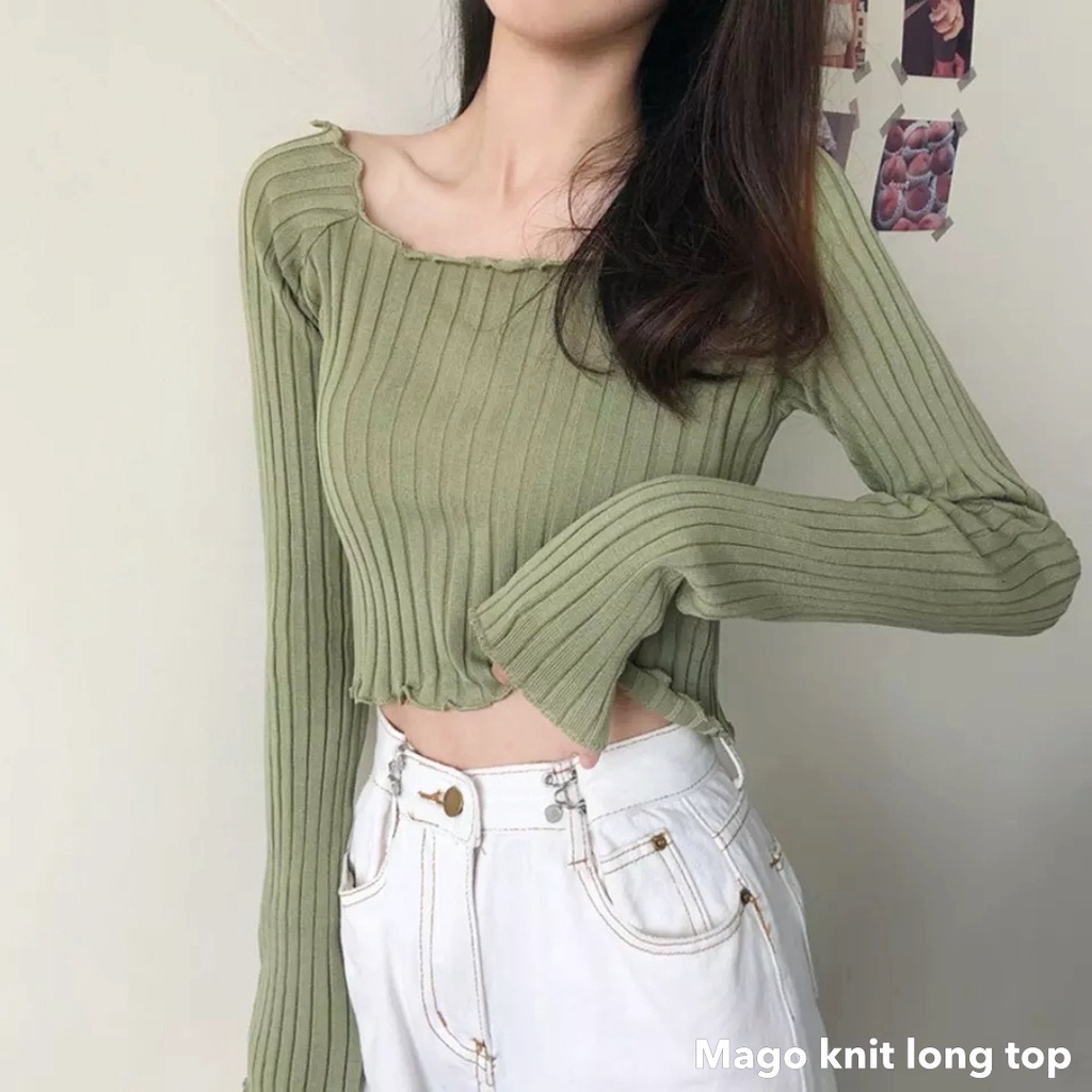 Mago knit long top - Thejanclothes