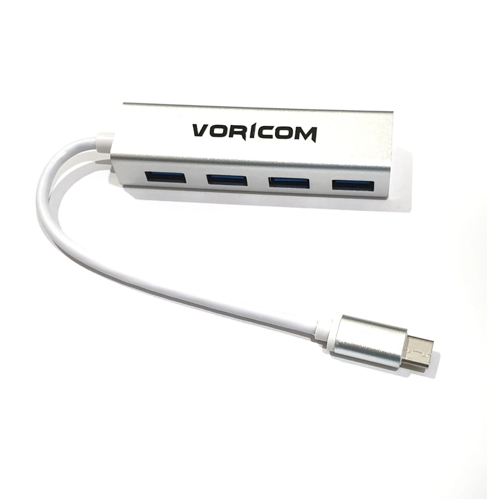 USB Hub 4 Port Type C USB 3.0 Super Speed VORICOM