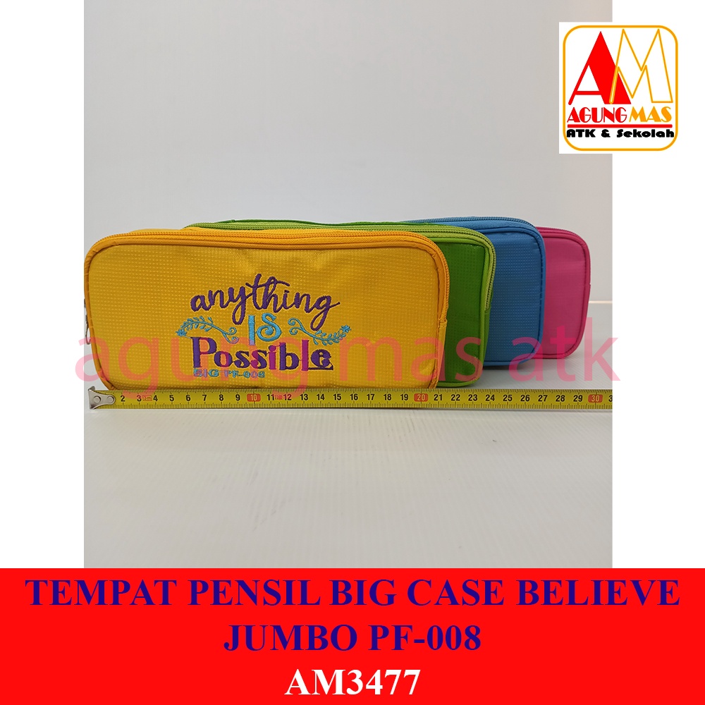 

TEMPAT PENSIL BIG CASE BELIEVE JUMBO PF-008