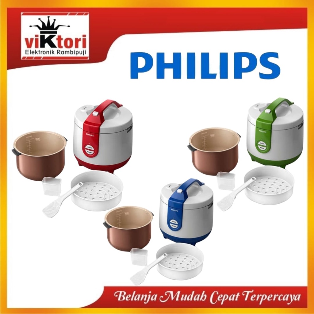 PHILIPS MAGIC COM HD3119 / RICE COOKER PHILIPS 3IN1 2L / MAGIC COM PHILIPS JUMBO 2LITER / PENANAK NA