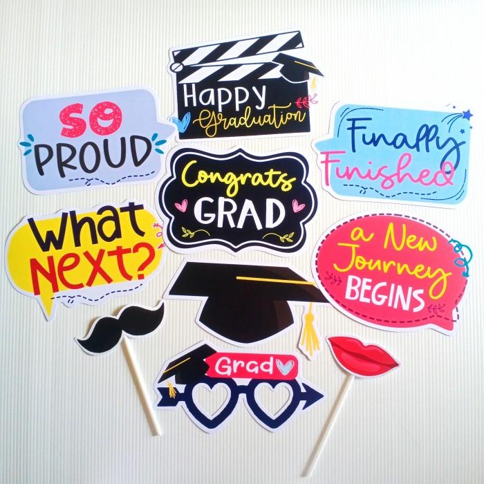 Property Graduation Photo Props Photobooth Props Wisuda