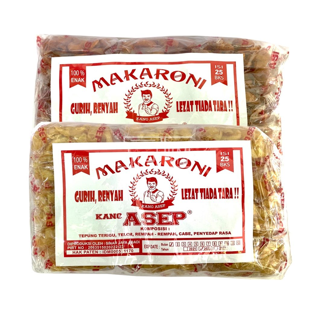 Makaroni Kang Asep ASLI @25pcs