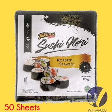 

Tokinori Seaweed Rumput Laut 50 sheets/lembar - Sushi Nori