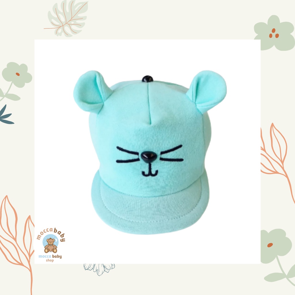 MBSS Topi Anak MOTIF 3D KUCING Topi Fashion Baby Hat AA1